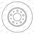 Jeu de 2 disques de frein avant JURID 561866JC - Visuel 2