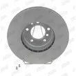 Jeu de 2 disques de frein avant JURID 561948JC - Visuel 1