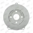 Jeu de 2 disques de frein avant JURID 562022JC - Visuel 1