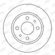 Jeu de 2 disques de frein avant JURID 562025JC - Visuel 2