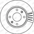 Jeu de 2 disques de frein avant JURID 562027JC - Visuel 2