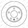 Jeu de 2 disques de frein avant JURID 562035JC - Visuel 2