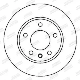 Jeu de 2 disques de frein avant JURID 562040J