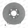 Jeu de 2 disques de frein avant JURID 562040JC - Visuel 1