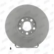 Jeu de 2 disques de frein avant JURID 562041JC - Visuel 1