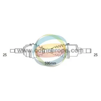 Arbre de transmission ODM-MULTIPARTS 18-351100