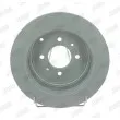 Jeu de 2 disques de frein arrière JURID 562042JC - Visuel 1