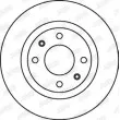 Jeu de 2 disques de frein avant JURID 562044JC - Visuel 2