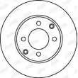 Jeu de 2 disques de frein avant JURID 562055JC - Visuel 2