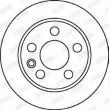 Jeu de 2 disques de frein arrière JURID 562057JC - Visuel 2