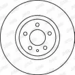 Jeu de 2 disques de frein avant JURID 562061JC - Visuel 2