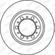 Jeu de 2 disques de frein avant JURID 562063JC - Visuel 2