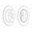 Jeu de 2 disques de frein arrière JURID 562065JC - Visuel 2