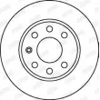 Jeu de 2 disques de frein avant JURID 562068JC - Visuel 2