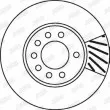 Jeu de 2 disques de frein avant JURID 562070JC - Visuel 2