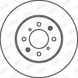 Jeu de 2 disques de frein avant JURID 562082JC - Visuel 2
