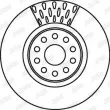 Jeu de 2 disques de frein avant JURID 562085JC - Visuel 2