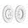 Jeu de 2 disques de frein avant JURID 562101JC - Visuel 2
