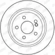 Jeu de 2 disques de frein arrière JURID 562102JC - Visuel 2