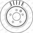 Jeu de 2 disques de frein arrière JURID 562109J - Visuel 2