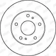 Jeu de 2 disques de frein avant JURID 562115JC - Visuel 2