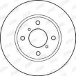 Jeu de 2 disques de frein avant JURID 562124JC - Visuel 2