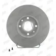 Jeu de 2 disques de frein avant JURID 562129JC - Visuel 1
