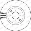 Jeu de 2 disques de frein avant JURID 562129JC - Visuel 2
