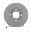 Jeu de 2 disques de frein arrière JURID 562130JC - Visuel 1