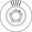 Jeu de 2 disques de frein arrière JURID 562133JC - Visuel 2