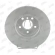 Jeu de 2 disques de frein arrière JURID 562135JC - Visuel 1