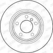 Jeu de 2 disques de frein arrière JURID 562135JC - Visuel 2