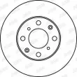 Jeu de 2 disques de frein avant JURID 562142JC - Visuel 2