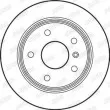 Jeu de 2 disques de frein arrière JURID 562149JC - Visuel 2