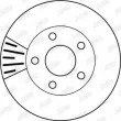 Jeu de 2 disques de frein avant JURID 562160JC - Visuel 2
