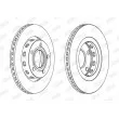 Jeu de 2 disques de frein arrière JURID 562176JC - Visuel 2