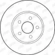Jeu de 2 disques de frein avant JURID 562180JC - Visuel 2