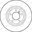 Jeu de 2 disques de frein avant JURID 562188JC - Visuel 2