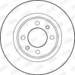 Jeu de 2 disques de frein arrière JURID 562189JC - Visuel 2