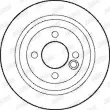 Jeu de 2 disques de frein arrière JURID 562194JC - Visuel 2