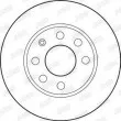 Jeu de 2 disques de frein avant JURID 562195JC - Visuel 2