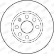 Jeu de 2 disques de frein avant JURID 562196JC - Visuel 2