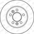 Jeu de 2 disques de frein arrière JURID 562204JC - Visuel 2