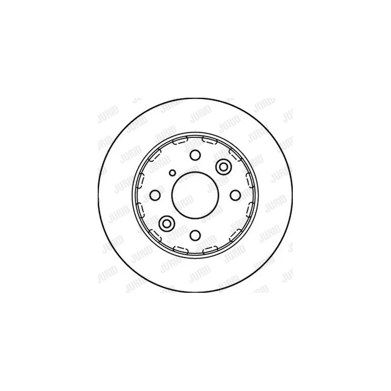 Jeu de 2 disques de frein avant JURID 562210JC