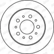 Jeu de 2 disques de frein arrière JURID 562215JC - Visuel 2