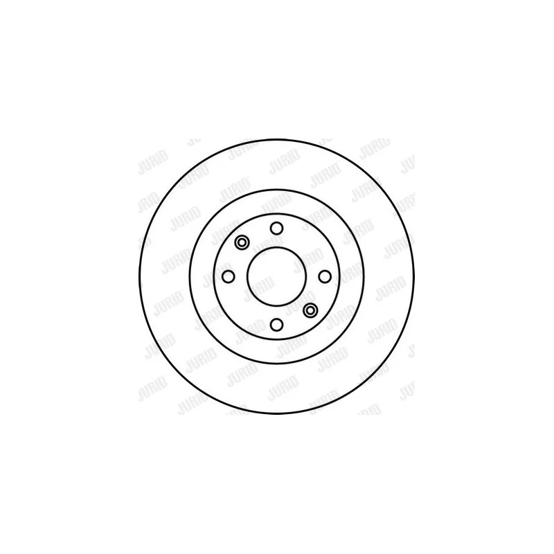 Jeu de 2 disques de frein avant JURID 562221JC