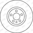 Jeu de 2 disques de frein avant JURID 562224JC - Visuel 2