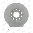Jeu de 2 disques de frein arrière JURID 562238JC - Visuel 1