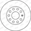 Jeu de 2 disques de frein arrière JURID 562238JC - Visuel 2