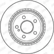 Jeu de 2 disques de frein arrière JURID 562242JC - Visuel 2